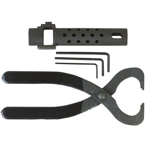 The Springfield M14 Muzzle Brake & Stabilizer reduces recoil and muzzle rise, enhancing shooter comfort with easy installation using included tools.