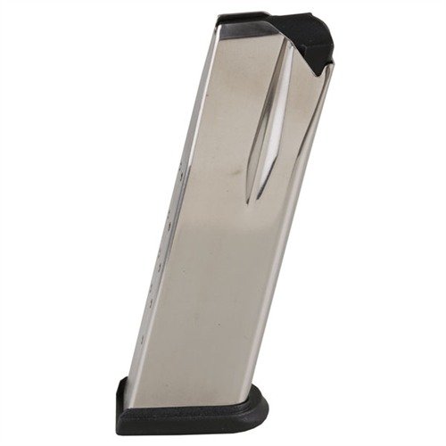 .45 ACP 13-round XD/XDM magazine from Springfield Armory ensures smooth, reliable feeding with a polished stainless steel body and durable polymer base pad.