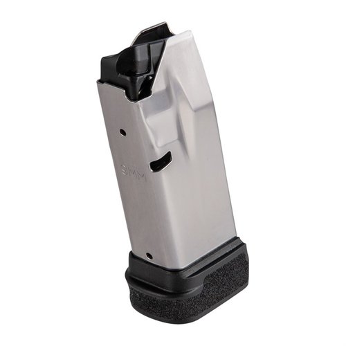 Enhance your Springfield Armory Hellcat with OEM 9mm magazines, featuring reliable 11 and 13 round capacities for optimal performance and peace of mind.