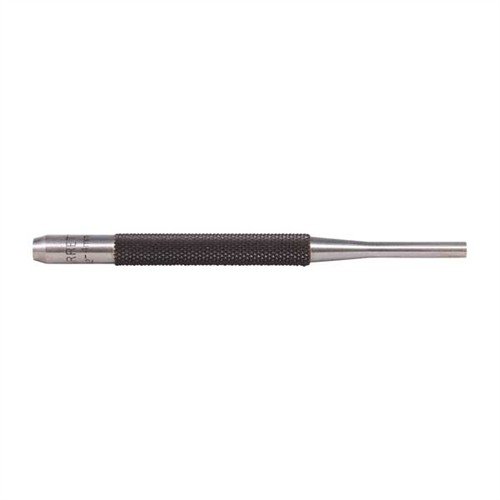 The Starrett Pin Punch Set offers precision-ground, durable punches with ergonomic grips for secure handling, ideal for accurate pin removal in gunsmithing.