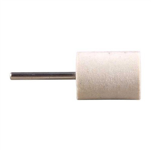 Achieve a superior polish in tight spaces with the Brownells Felt Bobs, made of hard felt for durability, ideal for triggerguards, hammers, and more.