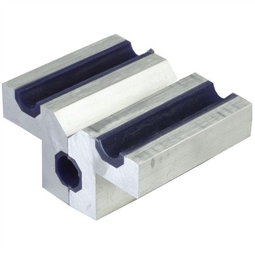 Securely grip your AR-15/M16 barrels with the SCG Accu-Grip Vise Jaws, featuring fully-lined grooves to prevent slipping and damage during work.