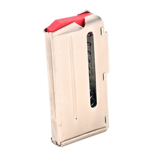 The SAVAGE ARMS 93 10RD MAGAZINE in stainless steel is designed for .17 HMR and .22 WMR, ensuring reliable performance and durability for your shooting needs.