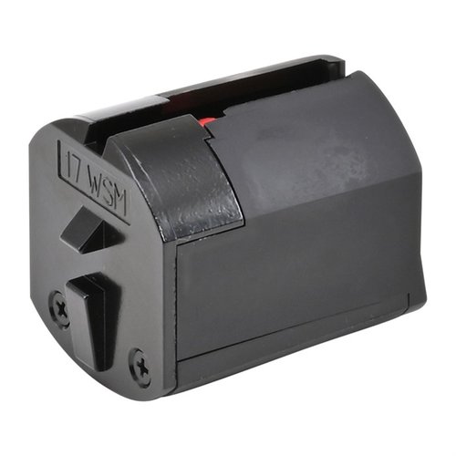 The SAVAGE ARMS B.MAG 8RD MAGAZINE for 17WSM offers reliable performance and durability, ensuring quick reloads for your B.Mag 17 Winchester Super Magnum.