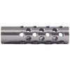 The Shrewd #2 Muzzle Brake features 42 ports for maximum recoil control, reducing felt recoil and muzzle rise, with gunsmithing required for optimal performance.