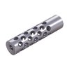 The Shrewd #3 Muzzle Brake features 42 ports for maximum recoil control, reducing felt recoil and muzzle rise, and is compatible with bullets up to .44 caliber.