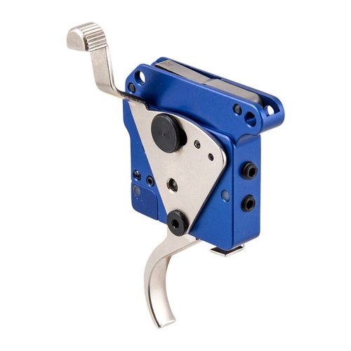 Upgrade your Remington 700 with the Timney 2-Stage Trigger, featuring lightweight aluminum housing, double sear design, and fully adjustable pull weight for precision.