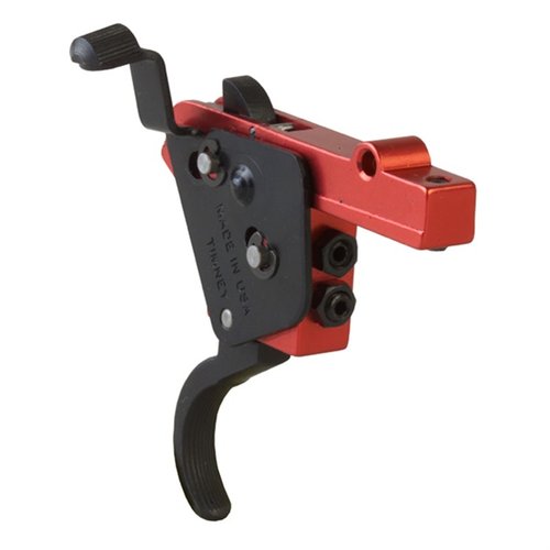 Experience a crisp, clean trigger pull with the Timney Featherweight Deluxe Triggers, featuring adjustable weight (1.5-4 lb), creep, overtravel, and added safety.