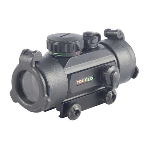 Experience unlimited eye relief and a wide field of view with TRUGLO's 30mm Red Dot Sight, featuring shock resistance, dual color illumination, and 11 brightness settings.