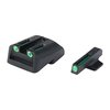 The TRUGLO TFO Sight Set combines Tritium and fiber optics for unmatched visibility in any light, with a durable steel body and low-profile design for secure use.