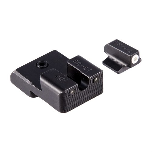 Experience unmatched visibility in darkness with TRUGLO Tritium night sights, featuring Swiss tritium, U-notch design, and a Fortress Finish for durability.