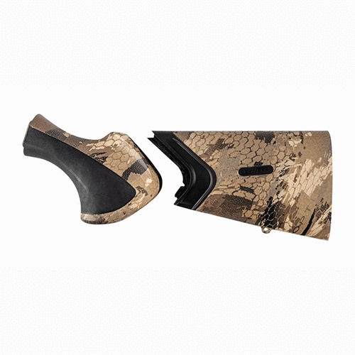 The Beretta A400 Xtreme Optifade Buttstock enhances your shooting experience with its durable design and camouflage pattern, perfect for blending into various environments.