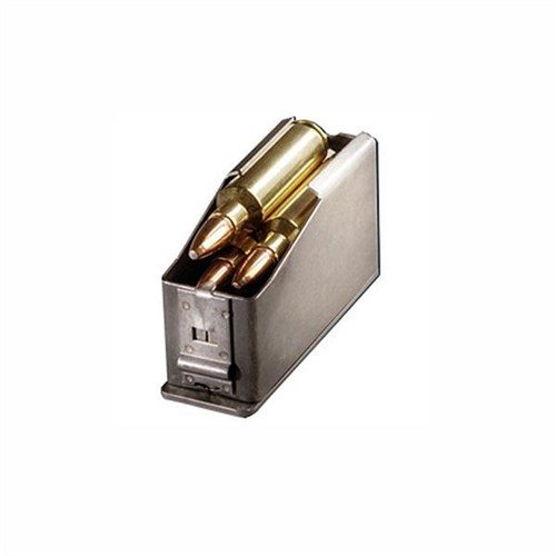 The SAKO 85 Magazine for 300 Winchester Magnum offers a durable stainless steel construction, holding 5 rounds for reliable performance in the field.