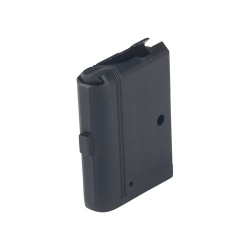 The SAKO Quad Magazine 22 WMR 5RD in stainless steel offers durability and reliability, perfect for your Sako firearms, ensuring smooth feeding and performance.