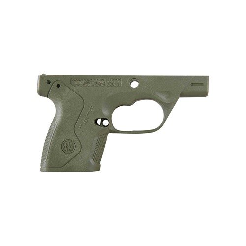 Enhance your Nano with the FRAME OD GREEN BU NANO from BERETTA USA, designed for durability and a tactical look, perfect for 9mm enthusiasts.