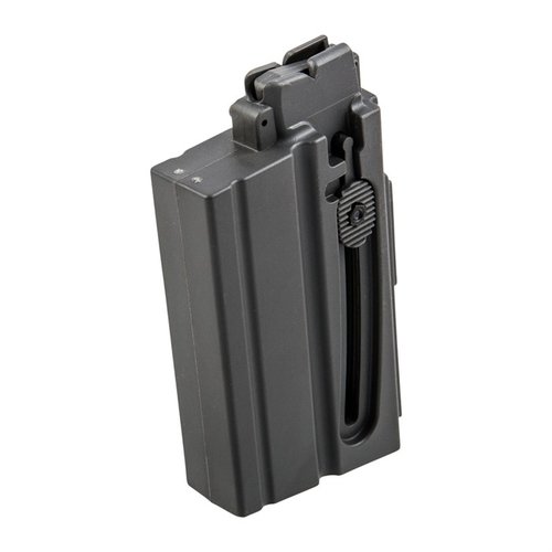The BERETTA ARX160 .22 Magazine offers a durable 10-round capacity, crafted from steel for reliability, fitting both ARX160 .22LR Pistol and Rifle seamlessly.