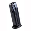 Experience unmatched reliability with the Beretta APX 9mm magazine, crafted from durable steel, featuring a sleek black finish and available in multiple capacities.