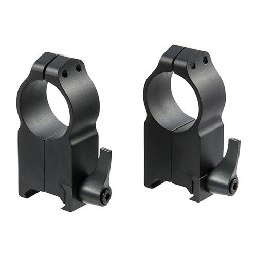 Experience unmatched strength with Warne's Maxima Quick Detach Rings, crafted from all-steel with adjustable levers, designed to fit Weaver-style bases.