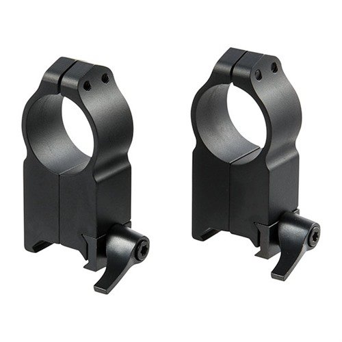 Experience unmatched strength with Warne's Maxima Quick Detach Rings, crafted from all-steel with adjustable levers, designed to fit Weaver-style bases.