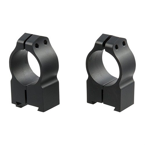 Enhance your CZ 550 with Warne's 1" High Grooved Receiver Rings, crafted from MIM Steel and finished in matte black for durability and a sleek look.