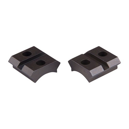 Warne Maxima 2-Piece Steel Bases provide a robust, low-profile mounting solution compatible with Weaver-style systems, enhancing your firearm's aesthetics and functionality.