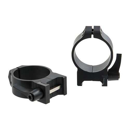 Experience the strength of all-steel construction with Warne Maxima QD Rings, featuring adjustable levers, perfect for Weaver-style bases and available in medium height.