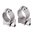 QD GRL Ruger M77 & Hawkeye Rings 30mm Medium Silver