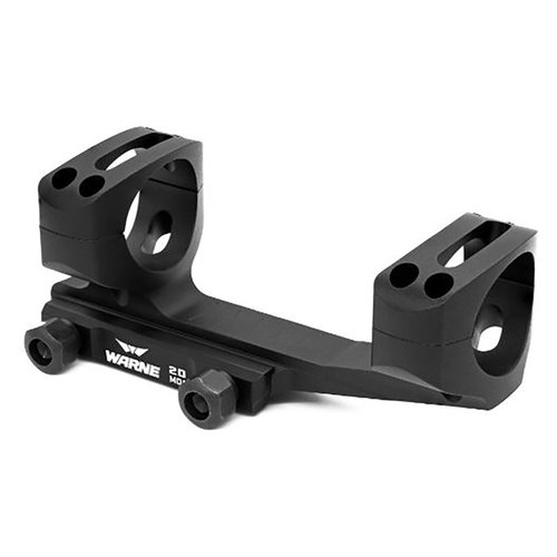 The LR-SKEL Mount features a 20 MOA slope for long-range shooting, lightweight 6061 aluminum construction, and enhanced eye relief for large scopes.