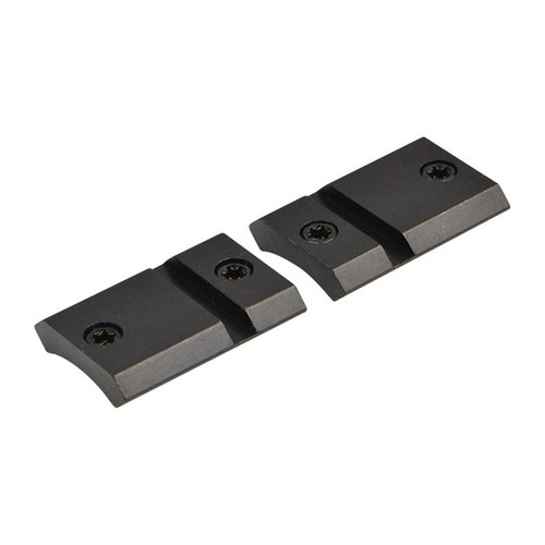The Warne Maxima Steel Bases provide a sleek, low-profile design with full width recoil slots for optimal stability and compatibility with QD Rings.