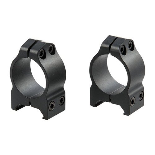 Discover the WARNE Maxima Fixed Rings, crafted from durable steel with a sleek black powder coat, offering reliable mounting in Low, Medium, or High heights.