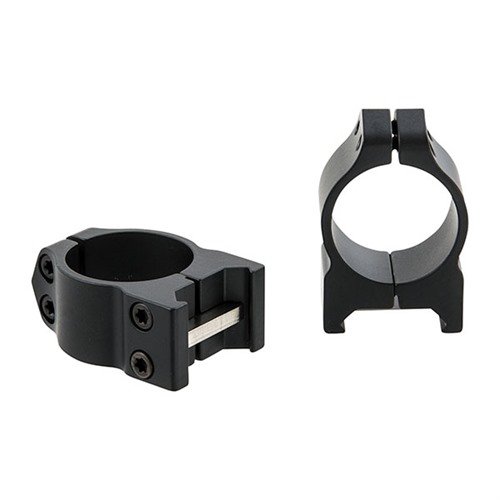 Discover the WARNE Maxima Fixed Rings, crafted from durable steel with a sleek black powder coat, offering reliable mounting in Low, Medium, or High heights.