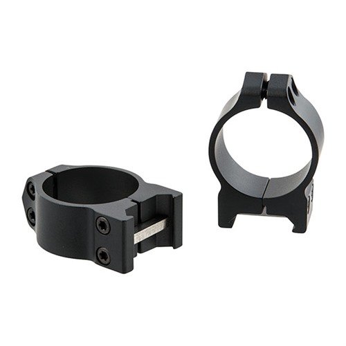The Warne Maxima Fixed Rings offer robust steel construction, a sleek matte finish, and precise height options for optimal scope alignment on your firearm.