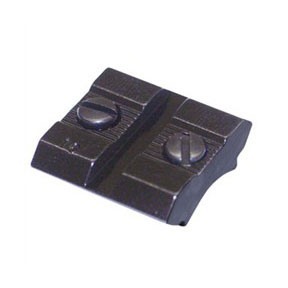 Lightweight aluminum TOP MOUNT BASES fit various rifles, shotguns, and handguns, offering durability and versatility with polished blue finish options.