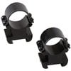 Experience superior clamping power with these windage adjustable Weaver rings, featuring steel caps, adjustable base clamps, and a perfect fit for precise sighting.