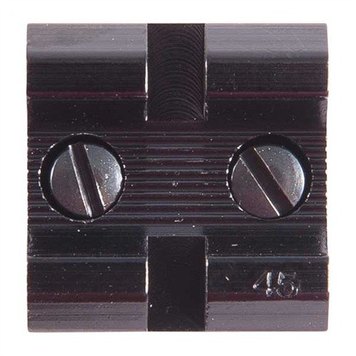 Lightweight aluminum TOP MOUNT BASES fit modern and older rifles, shotguns, and handguns; available in various finishes and configurations for versatile use.