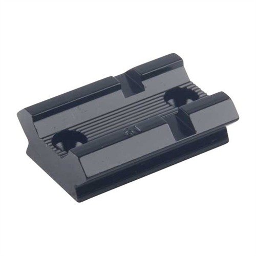 The WEAVER #61 Base offers durable aluminum construction with a polished blue finish, compatible with Top Mount and See-Thru Mount Rings for versatile mounting options.