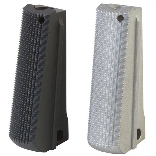 Enhance your grip with the Wilson Combat V-Grip Mainspring Housing, featuring a fully checkered design that positions your hand perfectly for optimal control.