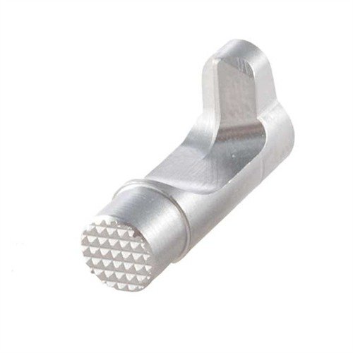 Upgrade your 1911 with the Wilson Combat Bullet Proof® Magazine Release for fast, reliable mag changes, featuring a checkered face for improved grip and precision fit.