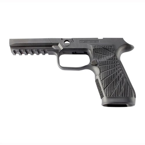 Enhance your SIG-SAUER P320 with the Wilson Combat WCP320 grip module, featuring improved control, reduced recoil, and ergonomic design for optimal performance.