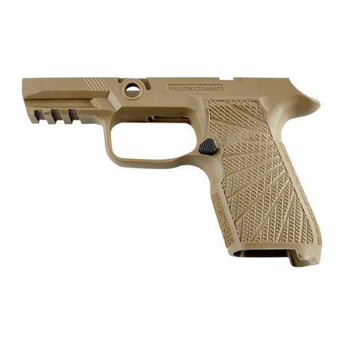 Enhance your SIG P320 X-Compact with Wilson Combat's molded polymer grip module, offering superior traction, recoil control, and a custom feel for concealed carry.