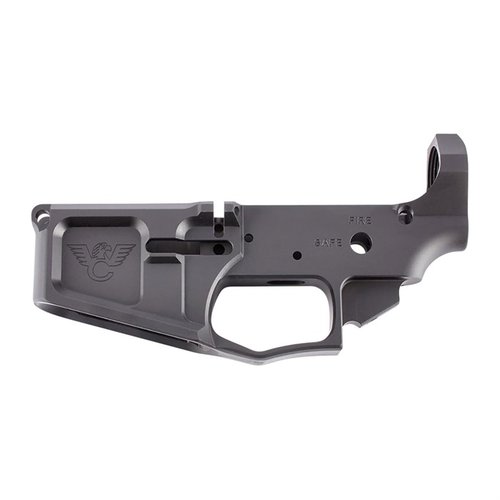The WC-15 Billet Lower Receiver features 7075-T6 aluminum, an oversize magwell for quick reloads, and an integral trigger guard for enhanced strength.