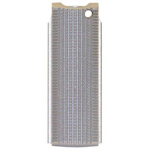 Upgrade your 1911 with the Wilson Combat Stainless Mainspring Housing, featuring deep checkering for a secure grip and solid steel construction for durability.