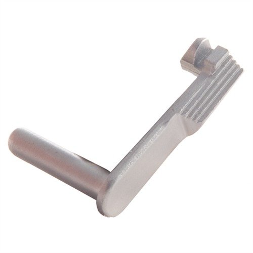 The Wilson Combat 1911 Slide Stop offers combat shooters a durable, precision-machined design for reliable last-round slide lock and custom barrel compatibility.