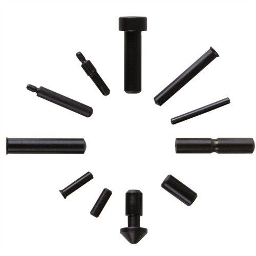 Get the Wilson Combat 1911 Pin Set for high-quality, heat-treated steel pins essential for rebuilding and repairing your 1911 Auto, all in one cost-effective pak.