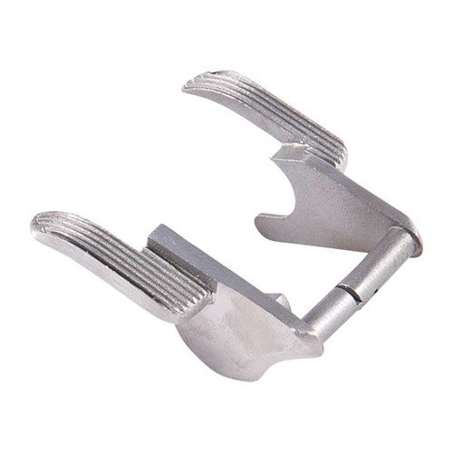 Upgrade your 1911 with the Wilson Combat Extended Ambidextrous Thumb Safety, available in blued or stainless, designed for elegance and ease of use for all shooters.