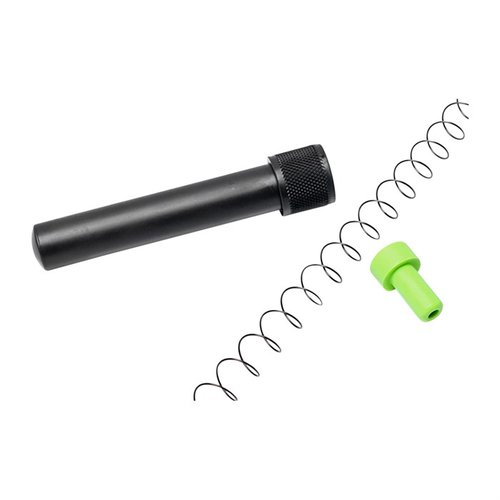 Enhance your Remington shotgun with the Wilson Combat 2-shot extension tube, boosting capacity to 6 rounds, featuring an extra-power spring and high-visibility follower.