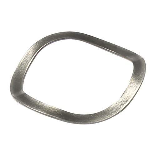 The Wilson Combat Remington 870 Extension Tube Wave Washer allows easy installation of late-model forend wood on older shotguns without drilling, retaining worn magazine tube nuts.