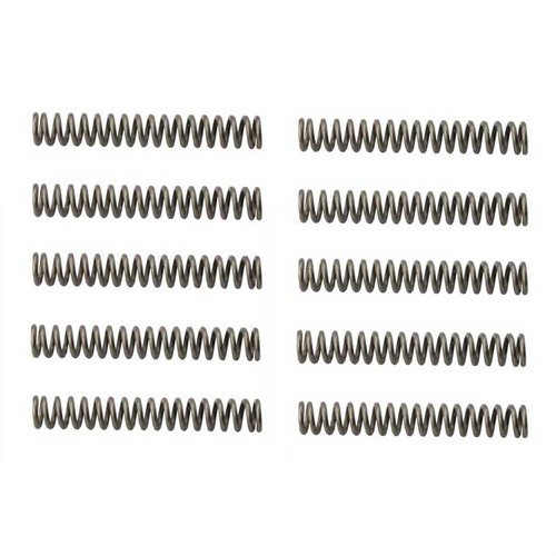 Enhance your trigger job with the Wolff 11 lb. Reduced Power Rebound Spring, featuring a Refill Pak of 10 springs for consistent performance and reliability.
