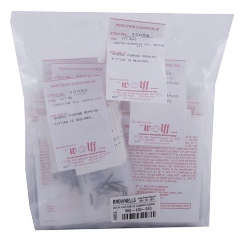 The Wolff Kit #345 offers a comprehensive selection of coil springs, ensuring optimal performance and reliability for your firearms, perfect for all gunsmithing needs.