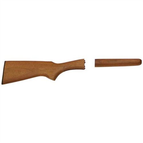 Upgrade your shotgun with this pre-finished Walnut buttstock & forend set, offering a factory fit, excellent durability, and easy installation with minimal fitting.